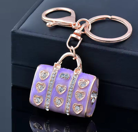 Image of Crystal Handbag Keychains