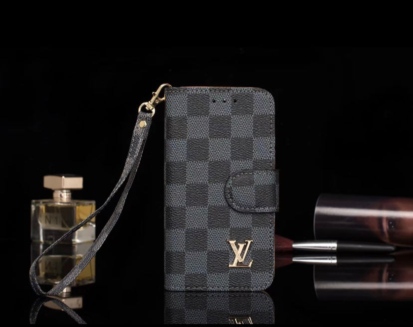 New Leather Louis Vuitton and Gucci Folio Cases for iPhone 14