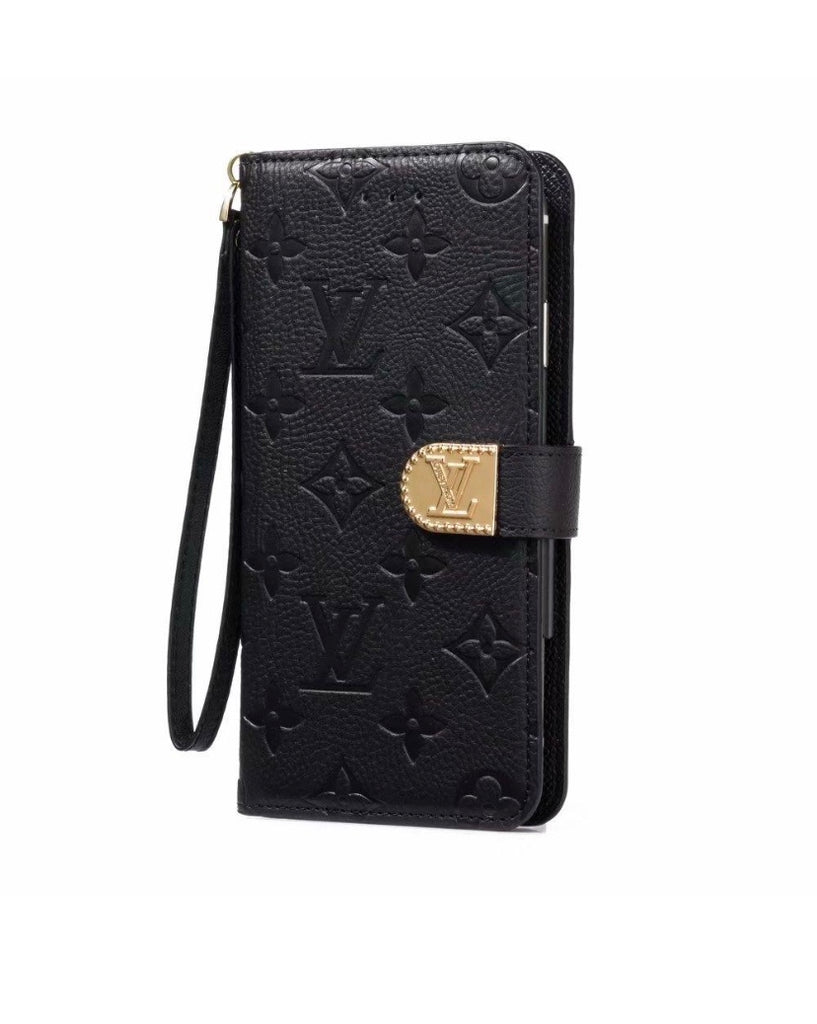 Louis Vuitton Eclipse Monogram Back Wallet iPhone Leather Case